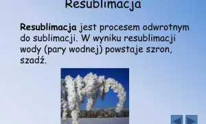 Sublimacja i resublimacja - zjawiska, które zaskakują i fascynują
