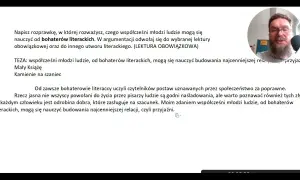 Rozprawka o bohaterze literackim, którego podziwiam – inspiracje i przykłady