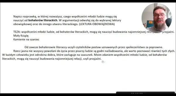 Rozprawka o bohaterze literackim, którego podziwiam – inspiracje i przykłady