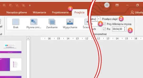Jak ustawić czas slajdu w PowerPoint, aby prezentacja była płynna i efektowna