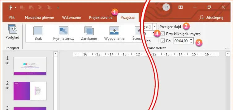 Jak ustawić czas slajdu w PowerPoint, aby prezentacja była płynna i efektowna