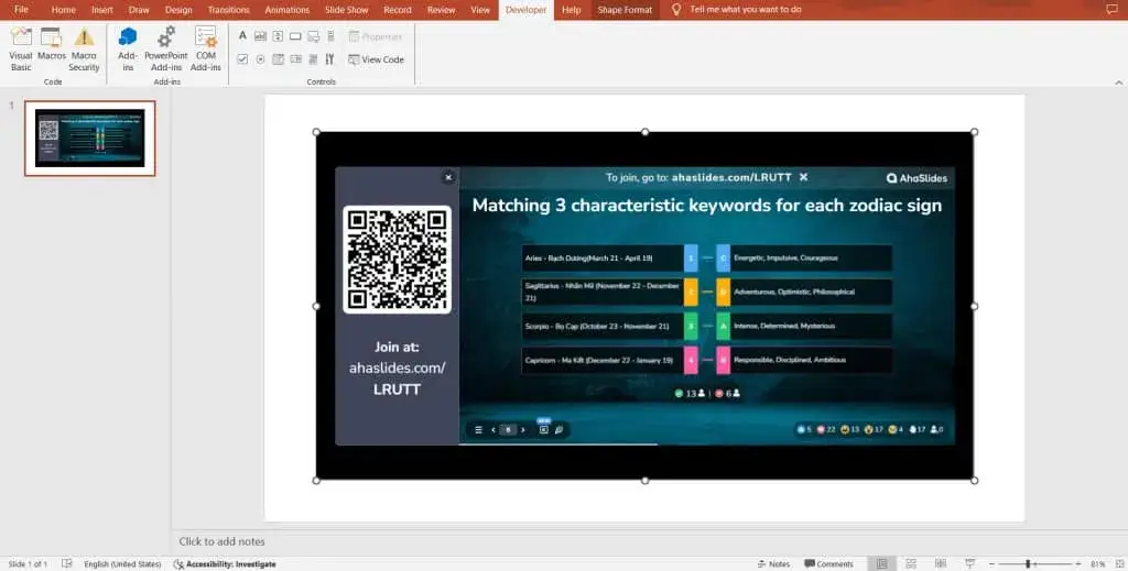Zdjęcie Jak zrobić quiz w PowerPoint i zaangażować uczestników prezentacji