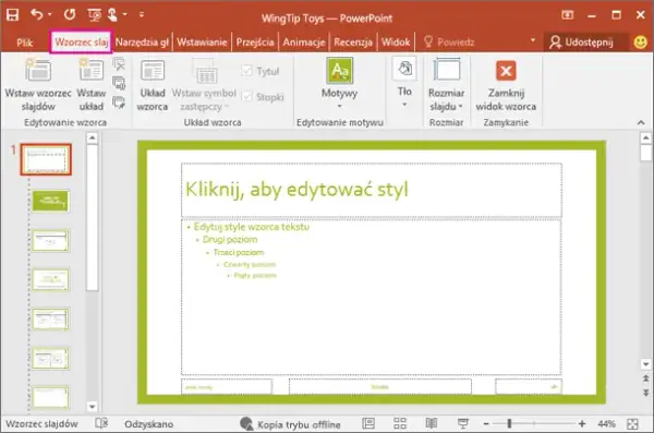 Jak zmienić wzorzec slajdu w PowerPoint i poprawić estetykę prezentacji