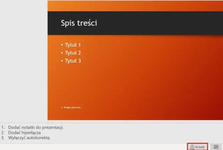 Jak zrobić spis treści w PowerPoint: krok po kroku do perfekcji
